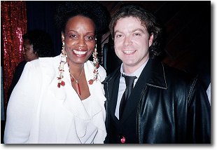 con Dianne Reeves dopo il Commencement Concert 2003 al Berklee Performance Centre di Boston