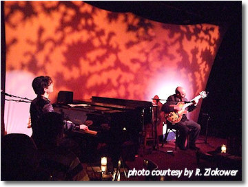 Luciano Troja and Giancarlo Mazz at the Metropolitan Room, New York, Aprile 2009. Photo courtesy by www.robertaonthearts.com