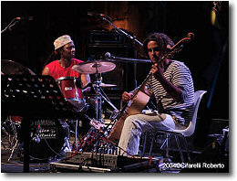 Hamid Drake, Paolo Angeli - photo by Roberto Cifarelli