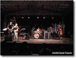 Bob Mintzer, Randy Brecker, Billy Cobham, Miroslav Vitous - photo by Roberto Cifarelli