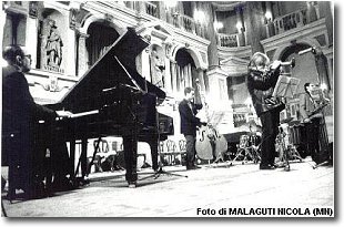 con Tom Harrel (Mantova Jazz Festiva - Marzo 2000)