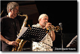 Bob Mintzer, Randy Brecker - photo by Roberto Cifarelli