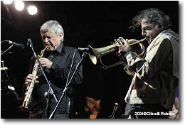 Michel Portal, Paolo fresu - photo by Roberto Cifarelli