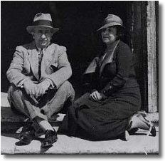Alfredo Casella e Anna Laetitia Pecci Blunt , in occasione di uno dei "Concerti di primavera", Roma 1935