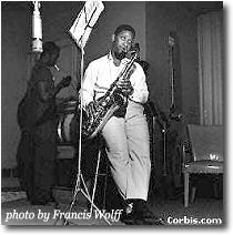 


 Mosaic Images/CORBIS - Sonny Rollins plays the tenor saxophone during the recording session for his Newk's Time album.